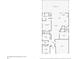 Detailed floor plan of a home, highlighting the layout of rooms including bedrooms, living spaces, and bathrooms at 2263 Wyndham Palms Way, Kissimmee, FL 34747