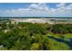 Aerial view of the property showing its close proximity to the airport at 3359 Scarlet Dr, Sanford, FL 32773