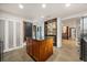 Bright kitchen boasts a functional island perfect for meal prep or casual dining at 613 Lake Ave, Altamonte Springs, FL 32701