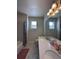 Neutral bathroom featuring double sink vanity, tile floors, and a shower/tub combination at 8405 Adalina Pl, Orlando, FL 32827