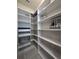 A spacious pantry features ample shelving space for organized and efficient storage at 8405 Adalina Pl, Orlando, FL 32827