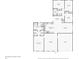 Detailed floor plan showcasing the layout, including bedrooms, bathrooms, kitchen, and living areas at 927 Cambridge Ct, Kissimmee, FL 34758