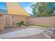 Private brick patio with turf and shade at 9635 Fenrose Ter, Orlando, FL 32827