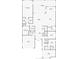 Detailed floor plan of the first floor, showing layout with primary bedroom, living room, kitchen, and garage at 9877 Laurel Berry Dr, Orlando, FL 32827