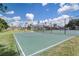 Outdoor basketball and tennis courts surrounded by lush green spaces and clear blue skies at 1041 Park Ridge Cir, Kissimmee, FL 34746