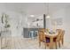 Inviting dining area with a cozy table setting and seamless transition to the kitchen at 1041 Park Ridge Cir, Kissimmee, FL 34746