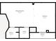 Detailed floorplan showcasing the layout of the kitchen, dining room, living room, laundry, and staircase at 1041 Park Ridge Cir, Kissimmee, FL 34746