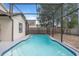 Private screened-in pool featuring patio space at 11113 Sylvan Pond Cir, Orlando, FL 32825