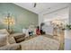 Comfortable living space with desk, offering ample space for relaxation and work at 13299 Serene Valley Dr, Clermont, FL 34711