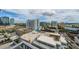 Stunning city view from a high-rise building showing beautiful skyline and clouds against a vibrant blue sky at 155 S Court Ave # 1305, Orlando, FL 32801