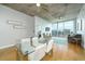 Bright condo with lots of natural light, concrete ceilings and an open concept floorplan at 155 S Court Ave # 1305, Orlando, FL 32801