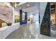 Stunning lobby with modern design, elegant finishes, and comfortable seating at 155 S Court Ave # 1305, Orlando, FL 32801