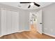 Bedroom with closet and view of the living areas at 1861 E Glancy Dr, Deltona, FL 32725