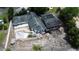 Aerial shot of a house with a pool, showcasing the roof and the overall layout of the property at 300 Broadview Ave, Altamonte Springs, FL 32701