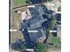 The property's aerial view shows its boundaries and dimensions, highlighting the layout, pool, and landscape at 300 Broadview Ave, Altamonte Springs, FL 32701