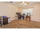Large room featuring wood floors, and a window. Perfect for an office or game room at 413 Sandy Hill Dr, Longwood, FL 32779