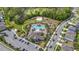 Aerial view showcasing a community pool, playground, and recreational facilities, providing leisure options at 415 Anne St, Deland, FL 32724