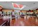 Expansive lobby showcasing skylight, seating, and access to lounge, fitness center and outside views at 724 Greybull Run, Lake Mary, FL 32746