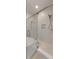 Modern shower features glass enclosure and chrome fixtures at 724 Greybull Run, Lake Mary, FL 32746