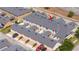 Aerial view of a multi-Gathering complex showing the roof and brick driveways at 11957 Vermillion Ave, Windermere, FL 34786