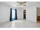Bedroom featuring tile floors and black out curtains at 13054 Prairie Meadows Dr, Orlando, FL 32837