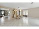Bright dining room with tiled floors, a chandelier, and lots of natural light at 13054 Prairie Meadows Dr, Orlando, FL 32837