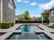 Beautiful backyard oasis featuring a sparkling pool, lush landscaping, and ample space for outdoor entertaining and relaxation at 14025 Hench Ln, Orlando, FL 32827