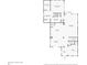 Detailed floor plan of the first floor featuring an open layout connecting the living spaces at 14025 Hench Ln, Orlando, FL 32827