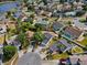 Community aerial view showcases mature trees, well maintained lawns and several homes with pools at 1862 Spreakley Ct, Orlando, FL 32837
