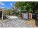 Backyard featuring an empty swimming pool, a deck, and a shed at 3199 Tobago Ct, Apopka, FL 32703