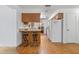 Functional kitchen area with breakfast bar seating and appliances at 3199 Tobago Ct, Apopka, FL 32703