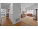 Cozy living room with neutral-toned furniture, carpet flooring, and a fireplace at 3199 Tobago Ct, Apopka, FL 32703