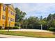 Enjoy a friendly game of volleyball on the community's sand court, surrounded by lush landscaping at 3577 Conroy Rd # 331, Orlando, FL 32839