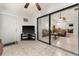 Bright room featuring tiled floors and sliding glass doors with a view to another room at 4232 Sandhurst Dr, Orlando, FL 32817