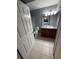 Bathroom features granite countertop vanity, mirror, toilet, and walk-in shower at 814 Crest Pines Dr # 915, Orlando, FL 32828
