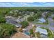 Property line and home location in established neighborhood with pool and mature landscaping at 1003 Hart Branch Dr, Oviedo, FL 32765