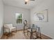 Light-filled office space with modern decor and a window view at 1151 Wildmeadow Run, Winter Park, FL 32792