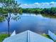 Stunning lake view from the house, showcasing the serene natural surroundings at 148 Meadow Blvd, Sanford, FL 32771