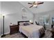 Cozy bedroom featuring a ceiling fan and a window at 1527 Braewick St, Winter Springs, FL 32708