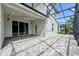 Screened patio with ample space for outdoor dining and entertainment at 15366 Sandfield Loop, Winter Garden, FL 34787