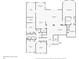 Detailed floor plan showcasing the layout of this home, including the primary bedroom and multiple bathrooms at 18108 Bellezza Dr, Orlando, FL 32820