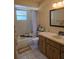 Bathroom with tub/shower combo, vanity with storage, and modern fixtures at 1872 N Akron Dr, Deltona, FL 32738