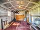 Inside of a well lit backyard shed with shelving and storage at 1872 N Akron Dr, Deltona, FL 32738
