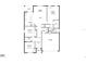 Detailed floor plan showcases the layout of the home, including the kitchen, bedrooms, and primary suite at 2013 Stone Wall Ct, Lake Hamilton, FL 33851