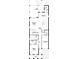 Layout of the first floor featuring an open kitchen, gathering room and lanai at 2332 Salty Winds Way, Kissimmee, FL 34747