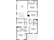Upstairs floor plan featuring a loft, four bedrooms, and three bathrooms at 2332 Salty Winds Way, Kissimmee, FL 34747