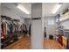 Spacious walk-in closet with custom shelving and organized storage solutions at 2614 Mead Ave, St Cloud, FL 34771