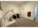 room showcasing playful lightning bolt decals, a house frame bed and a carpet floor at 2926 Wordsmith Rd, Kissimmee, FL 34746