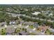 Aerial view of a suburban neighborhood with mature trees, sidewalks, and manicured lawns at 3137 Timucua Cir, Orlando, FL 32837