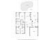 Detailed floor plan featuring bedrooms, bathrooms, living spaces, dining area, and garage at 3137 Timucua Cir, Orlando, FL 32837